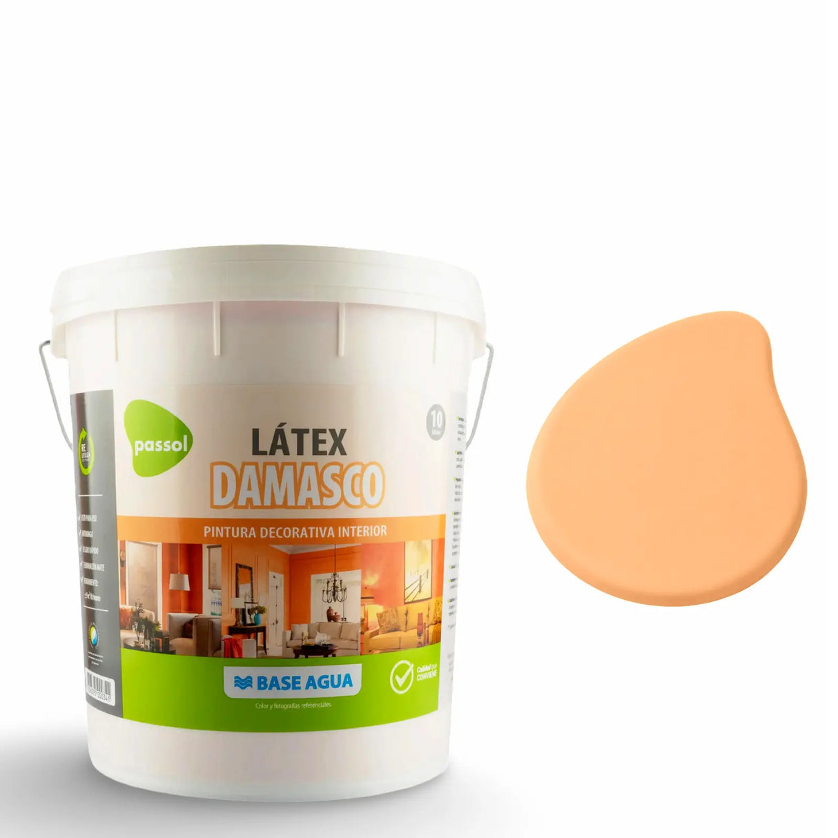 Látex Aplauso Balde 10lt Colores PASSOL