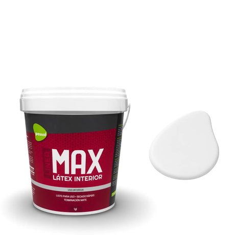 Látex al Agua Max Blanco Passol Passol