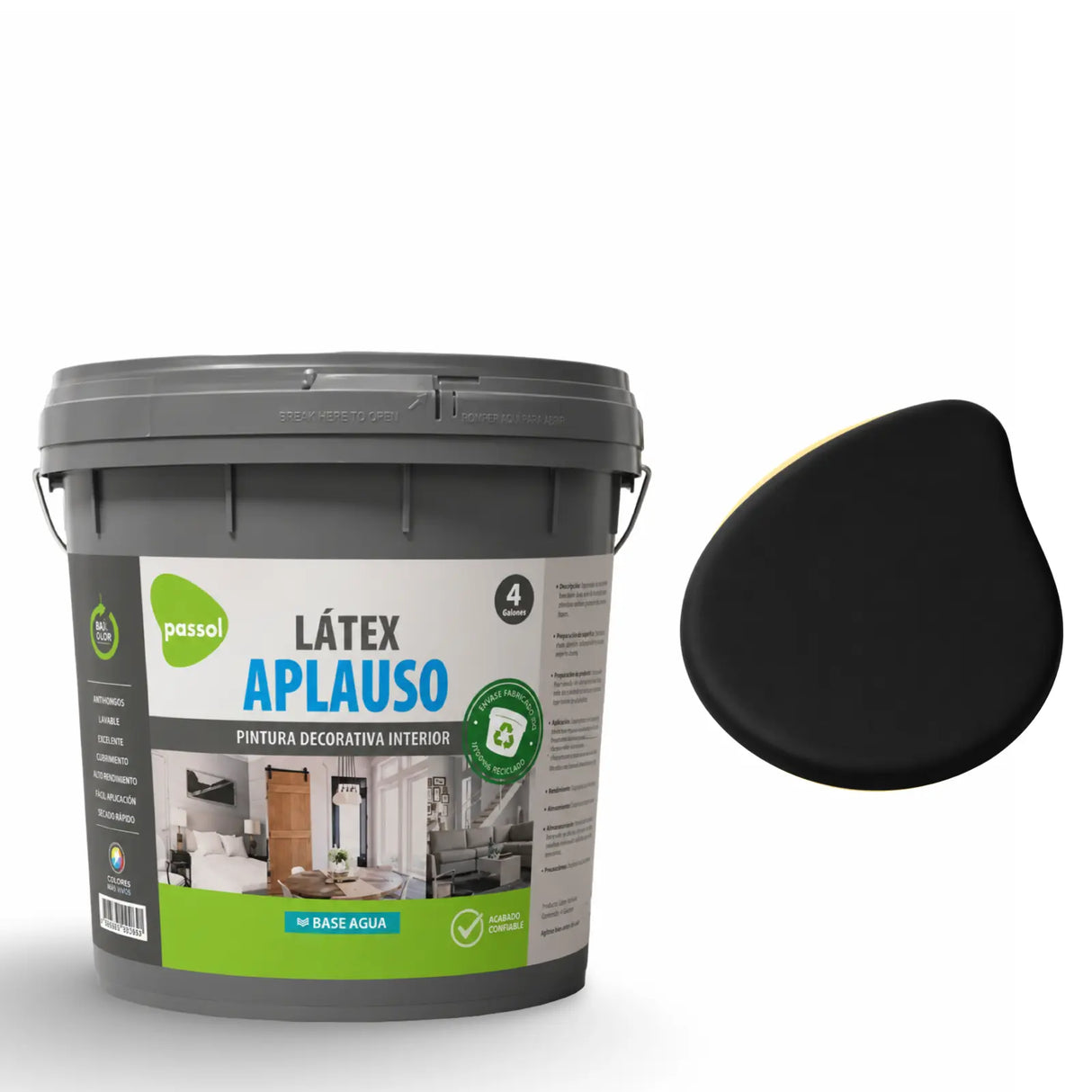 Látex Aplauso Colores Passol Passol