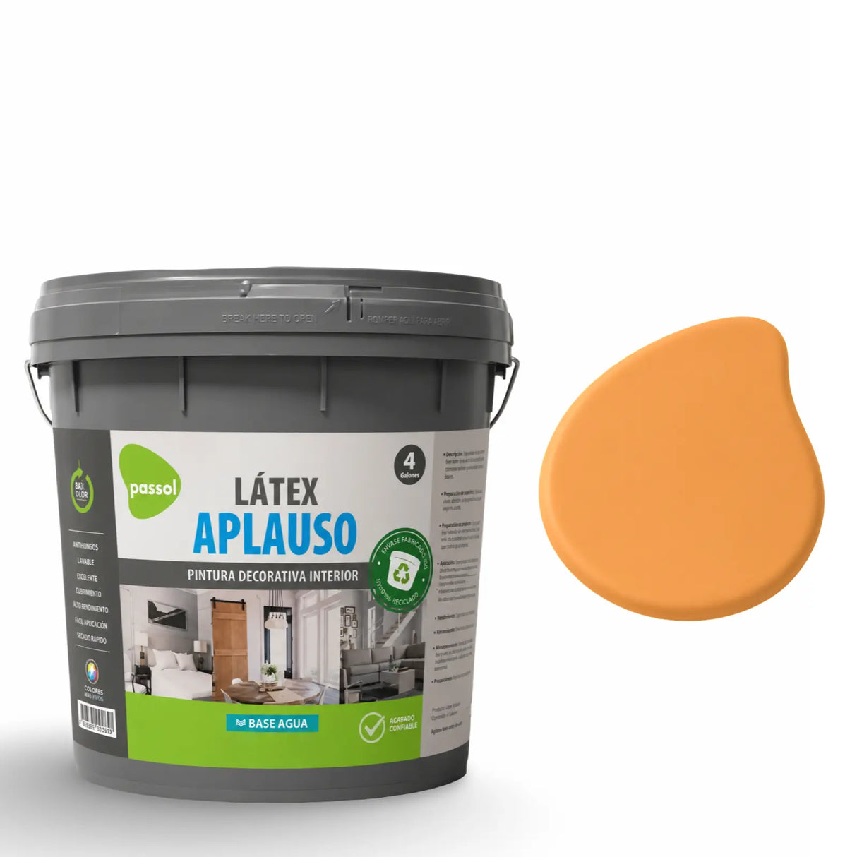 Látex Aplauso Colores Passol Passol