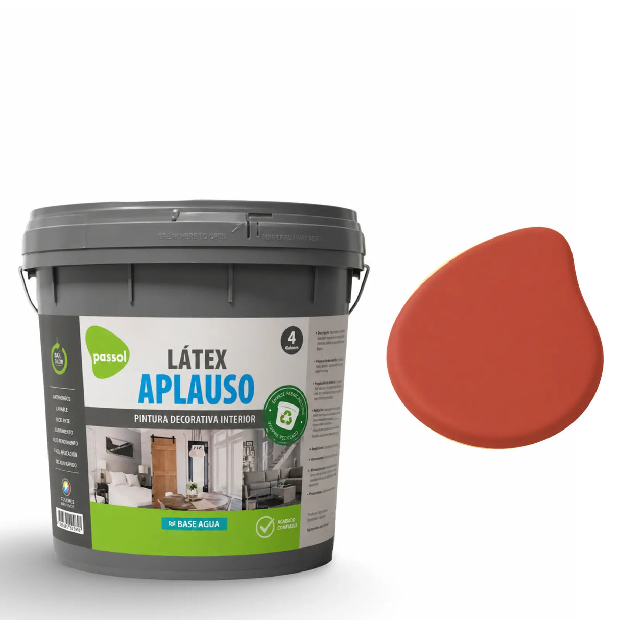 Látex Aplauso Colores Passol Passol
