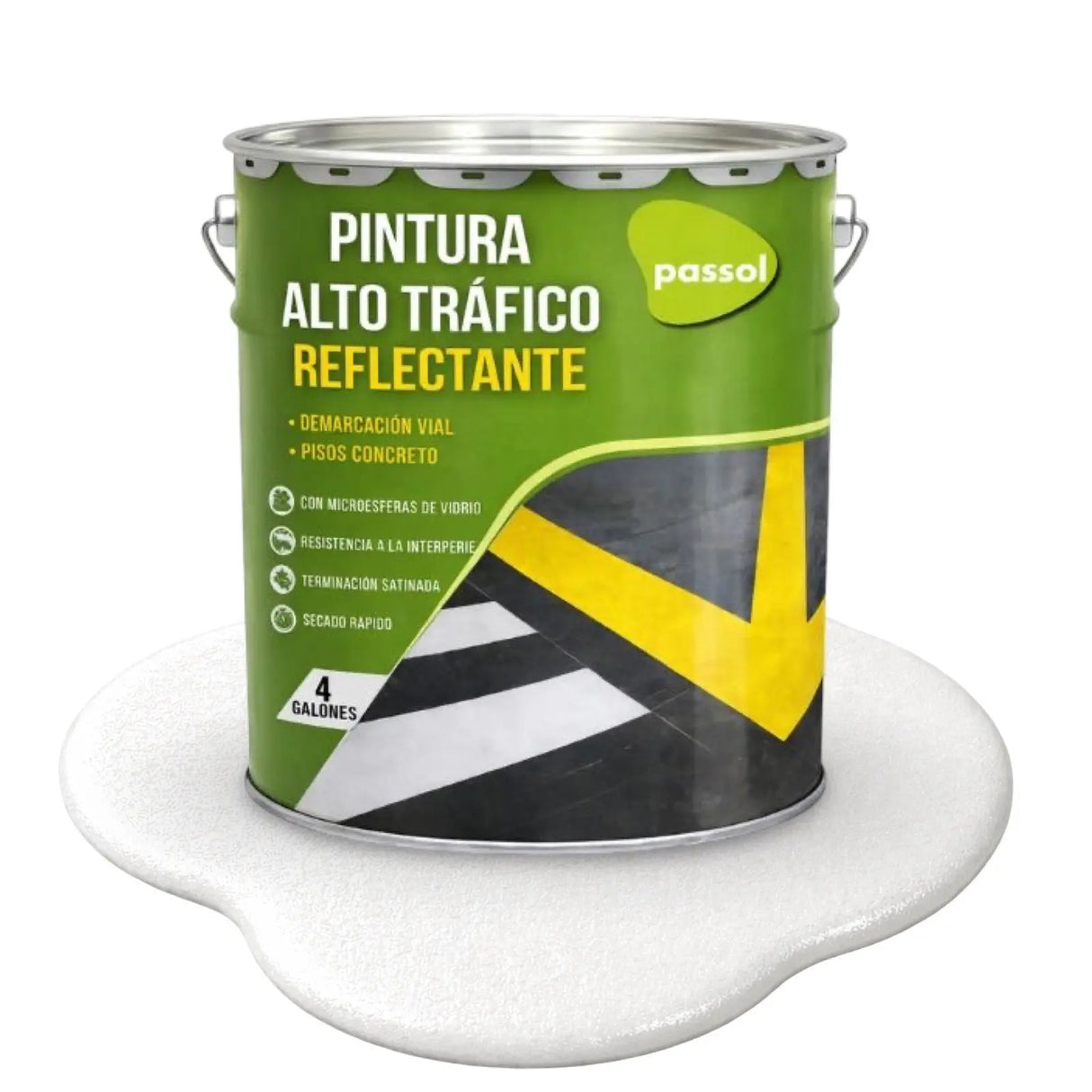 PINTURA ALTO TRAFICO REFLECTANTE PASSOL Passol