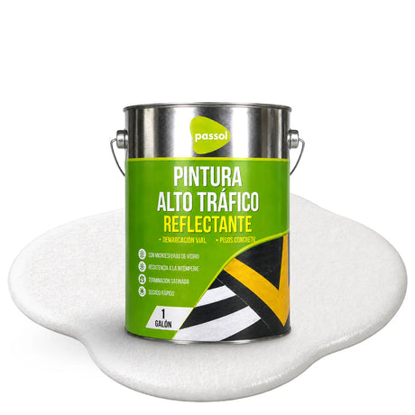 Pintura Alto Trafico Reflectante PassolBlancoGalón 3.8ltsPassol
