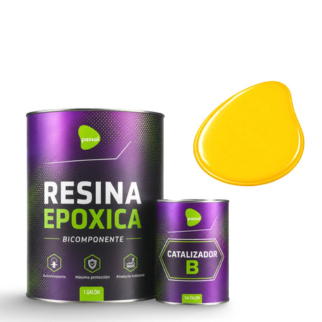 Resina Epoxica Autonivelante Kit A+B Passol PASSOL