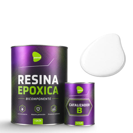 Resina Epoxica Autonivelante Kit A+B Passol PASSOL