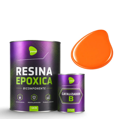 Resina Epoxica Autonivelante Kit A+B Passol PASSOL