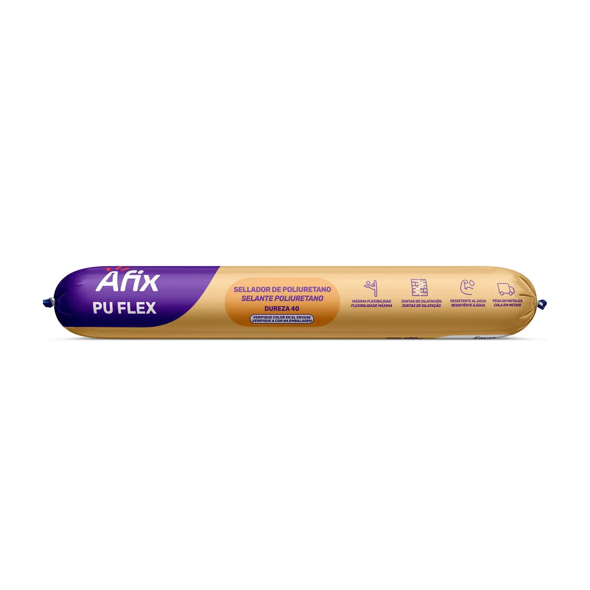 SILICONA PATE SELLADOR POLIURETANO 600ML AFIX PASSOL