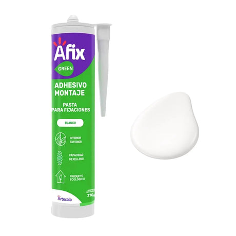Silicona Adhesivo Montaje Blanco 370gr AfixBlancoPassol