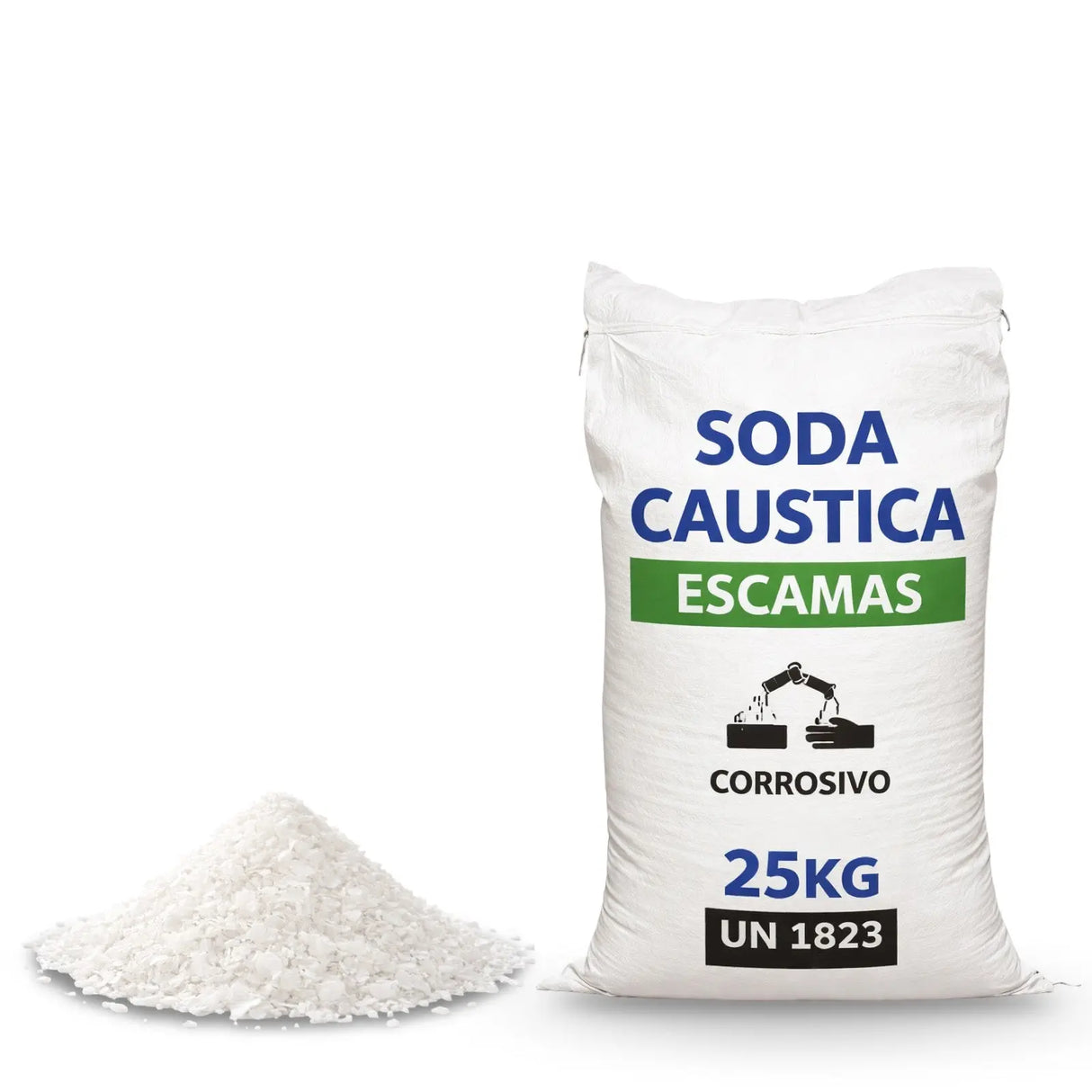 SODA CAUSTICA SACO 25KG PASSOL