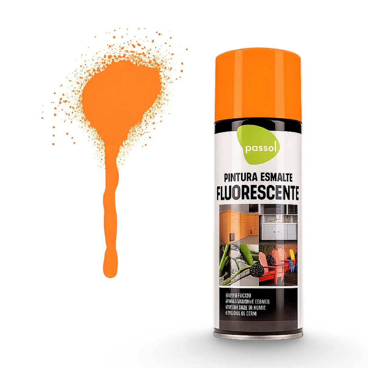 Spray Pintura Fluorescente 400ml PASSOL