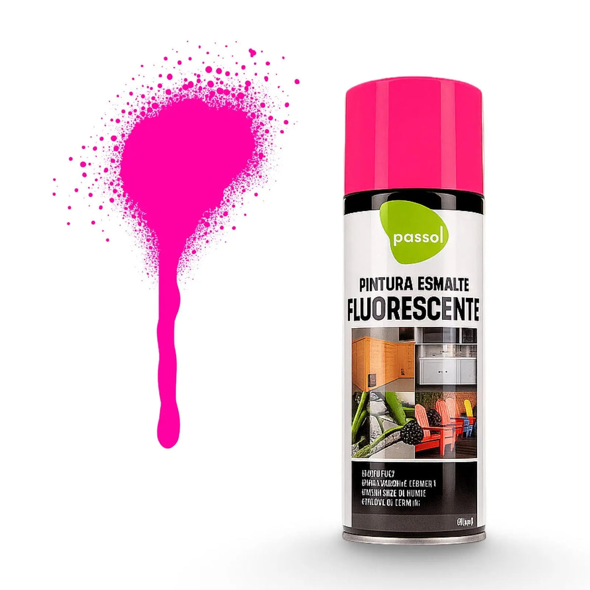 Spray Pintura Fluorescente 400ml PASSOL