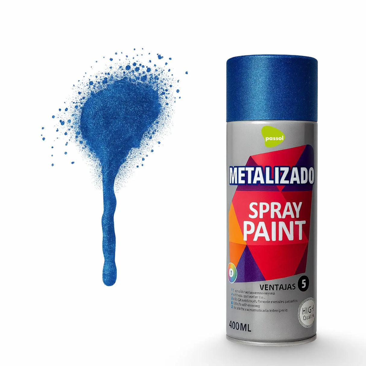 Spray Metalizado Colores 400ml PASSOL