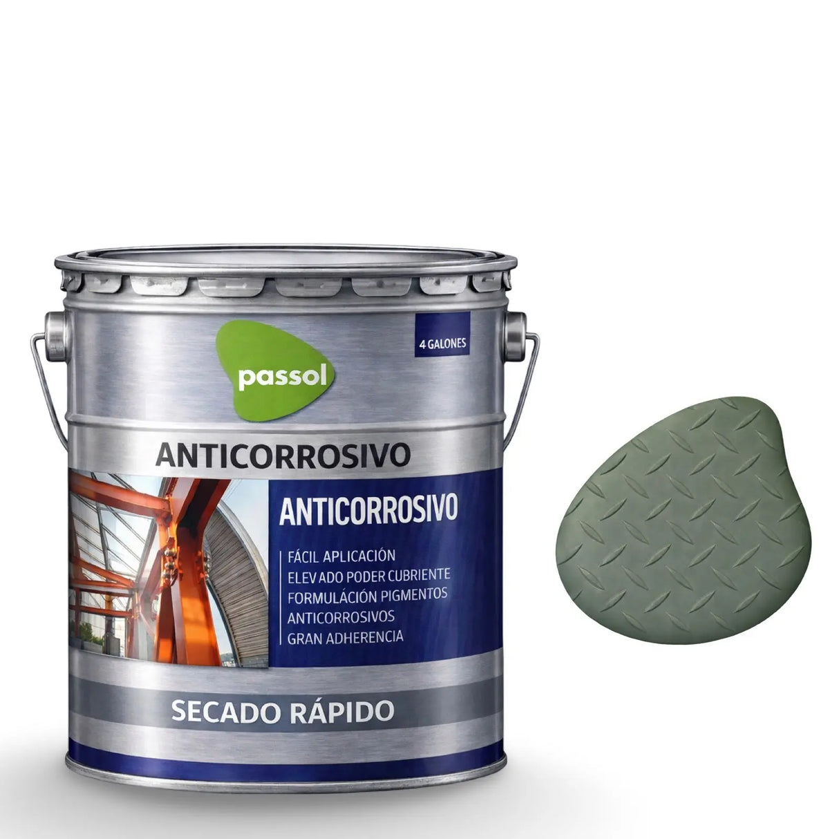 Antióxido / Anticorrosivo Alquídico Secado Rápido Passol Passol