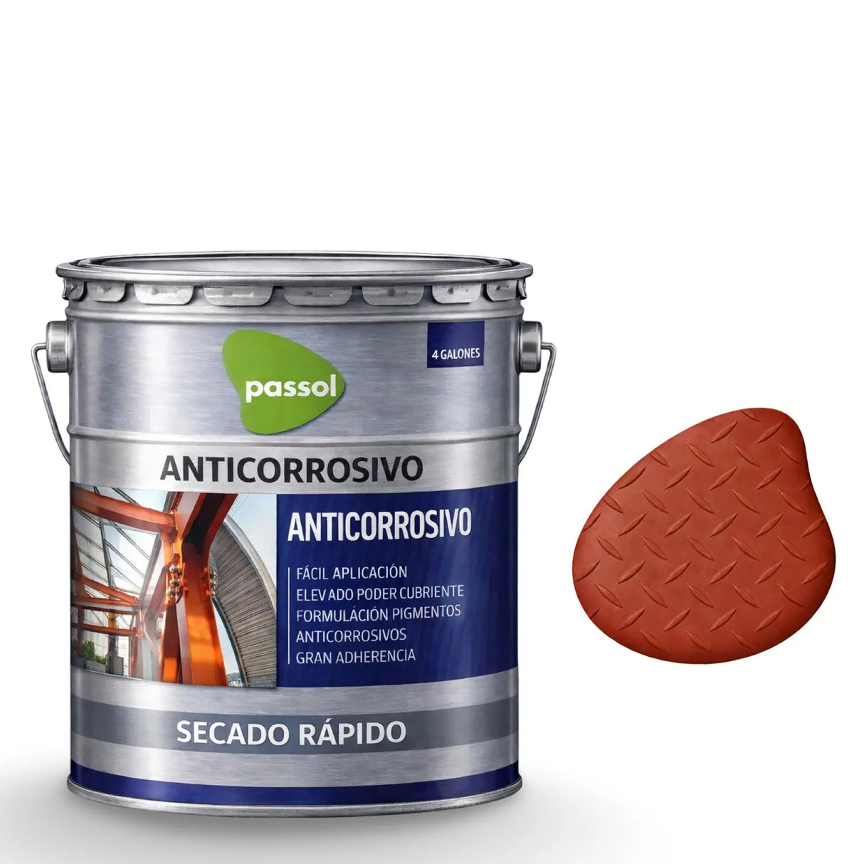 Antióxido / Anticorrosivo Alquídico Secado Rápido Passol Passol