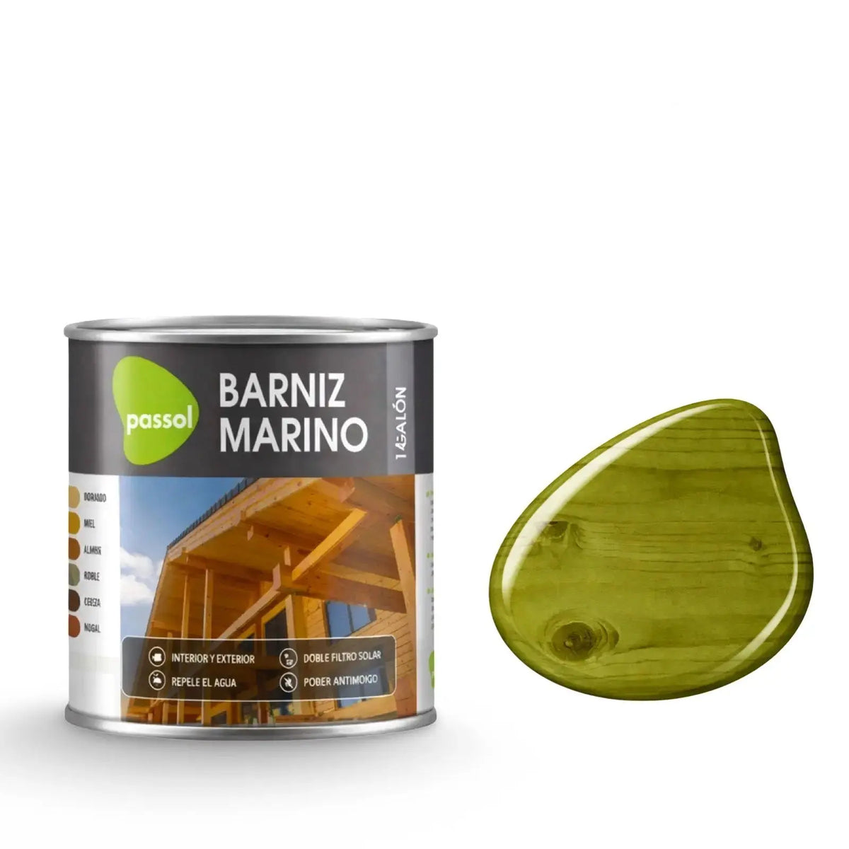 Barniz Marino para Maderas Brillante - Passol