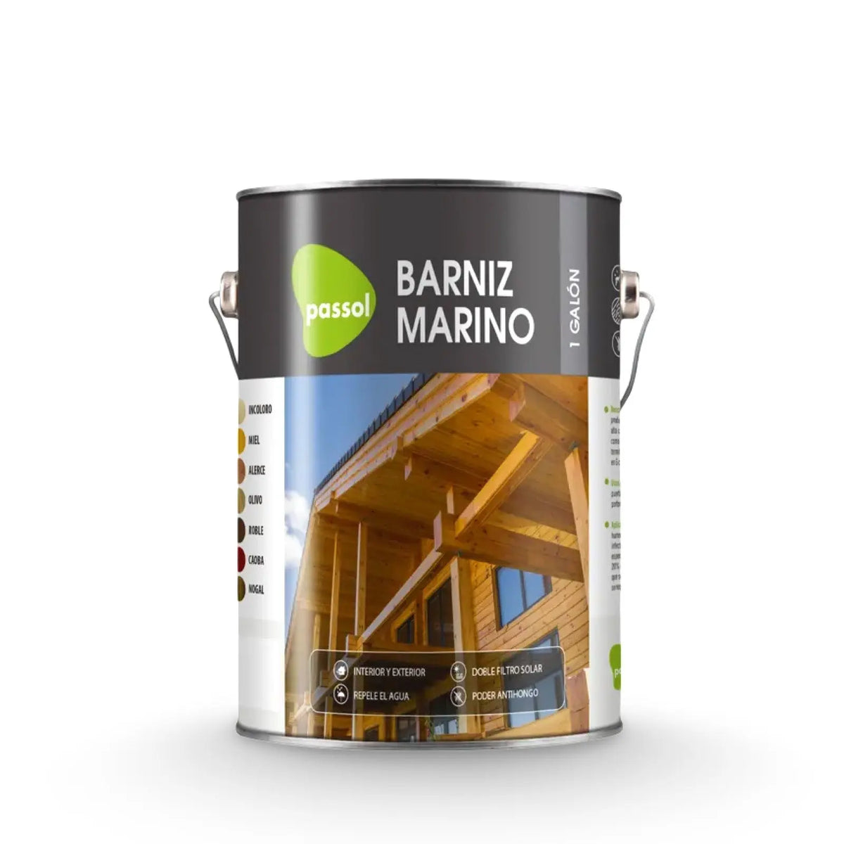 Barniz Marino para Maderas Brillante - Passol