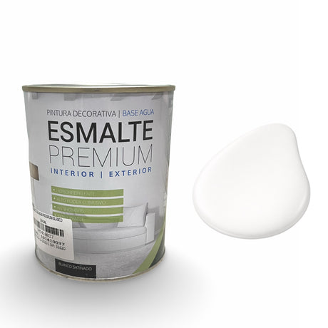 Esmalte al agua Satinado Premium Colores