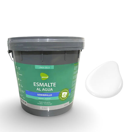 Esmalte al Agua Semibrillo Passol