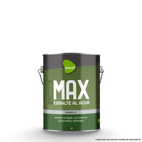 Esmalte al Agua Semibrillo Max Passol Passol