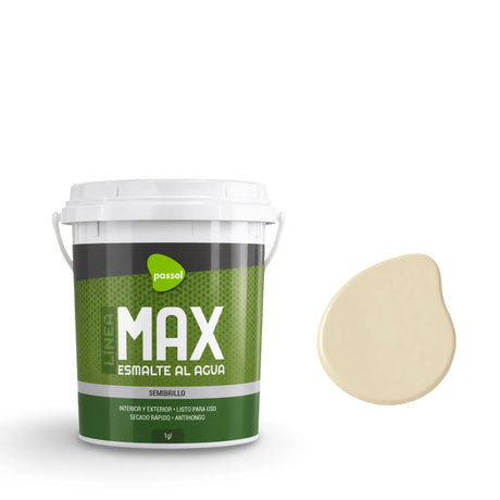 Esmalte al Agua Semibrillo Max Passol Passol