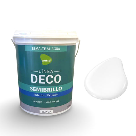 Esmalte al Agua Semibrillo Passol