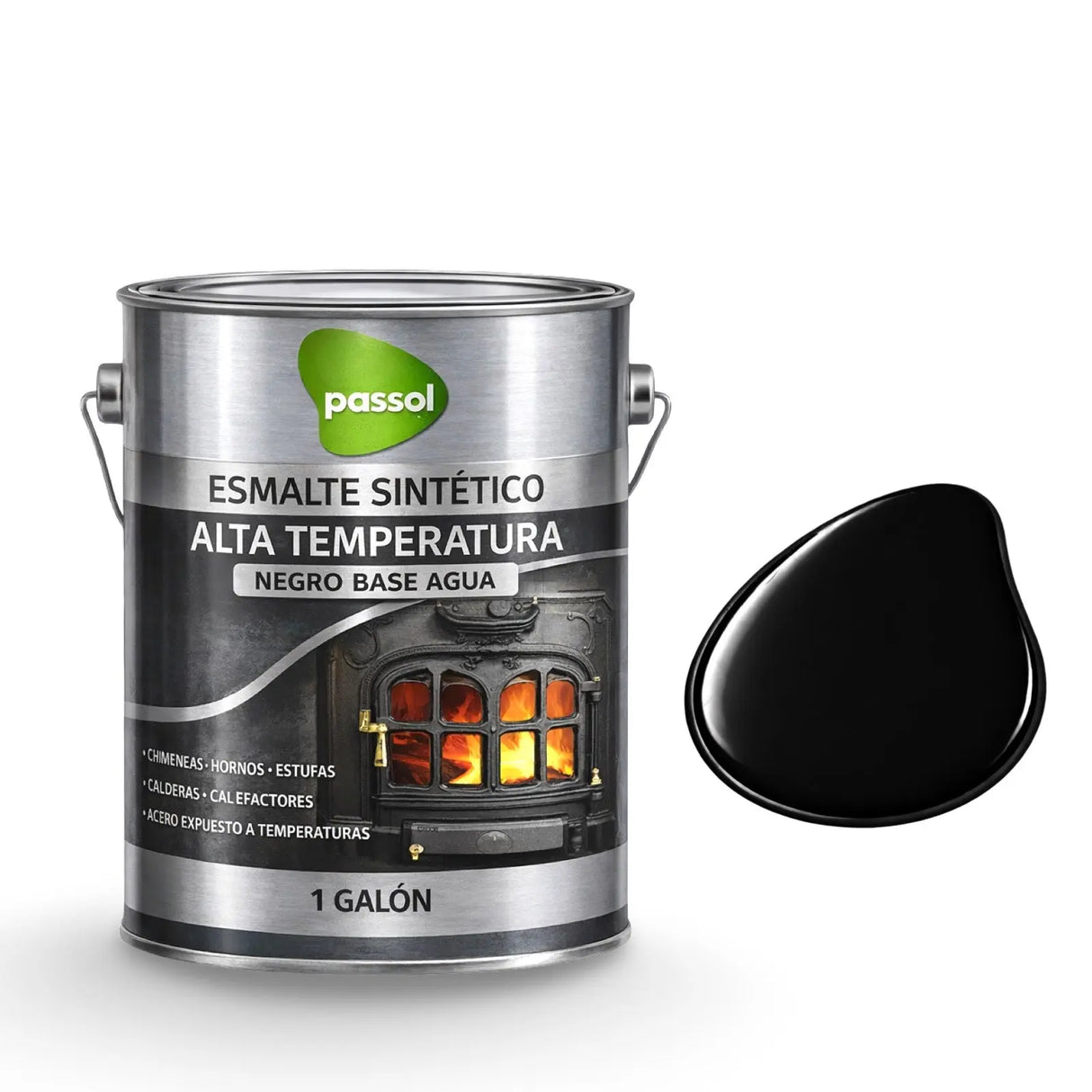 Esmalte Alta Temperatura 400°C Galón PASSOL