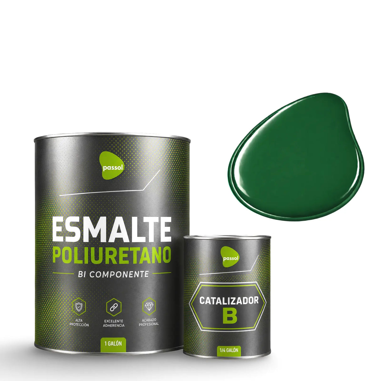 Esmalte Poliuretano Kit A+B Galón PASSOL