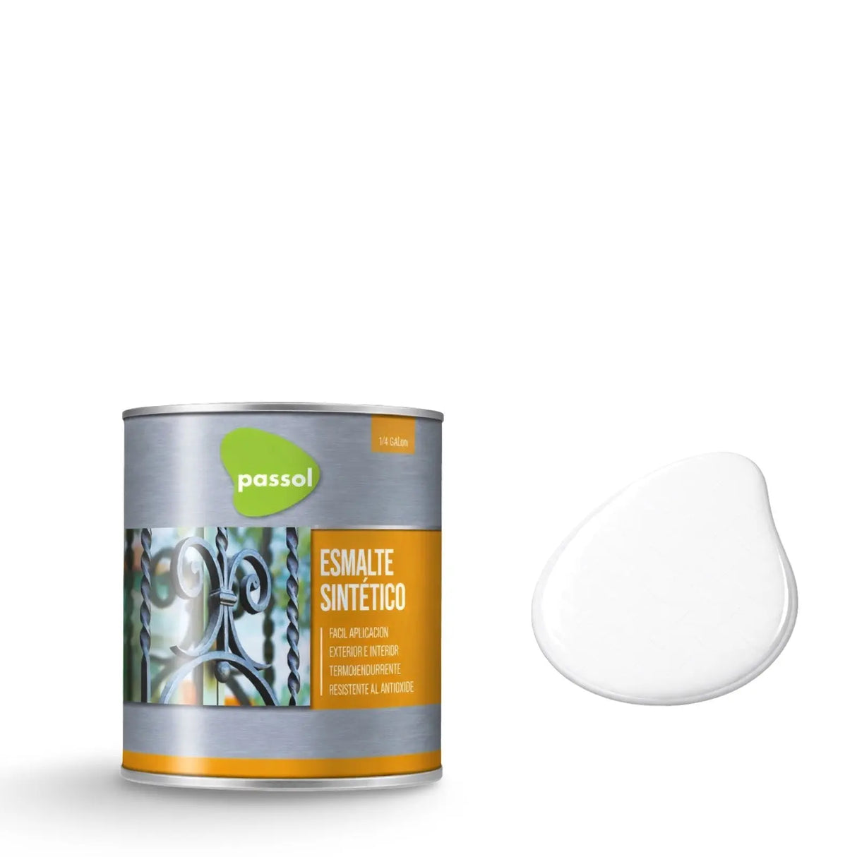 Esmalte Sintético 1/4 Galón Passol PASSOL