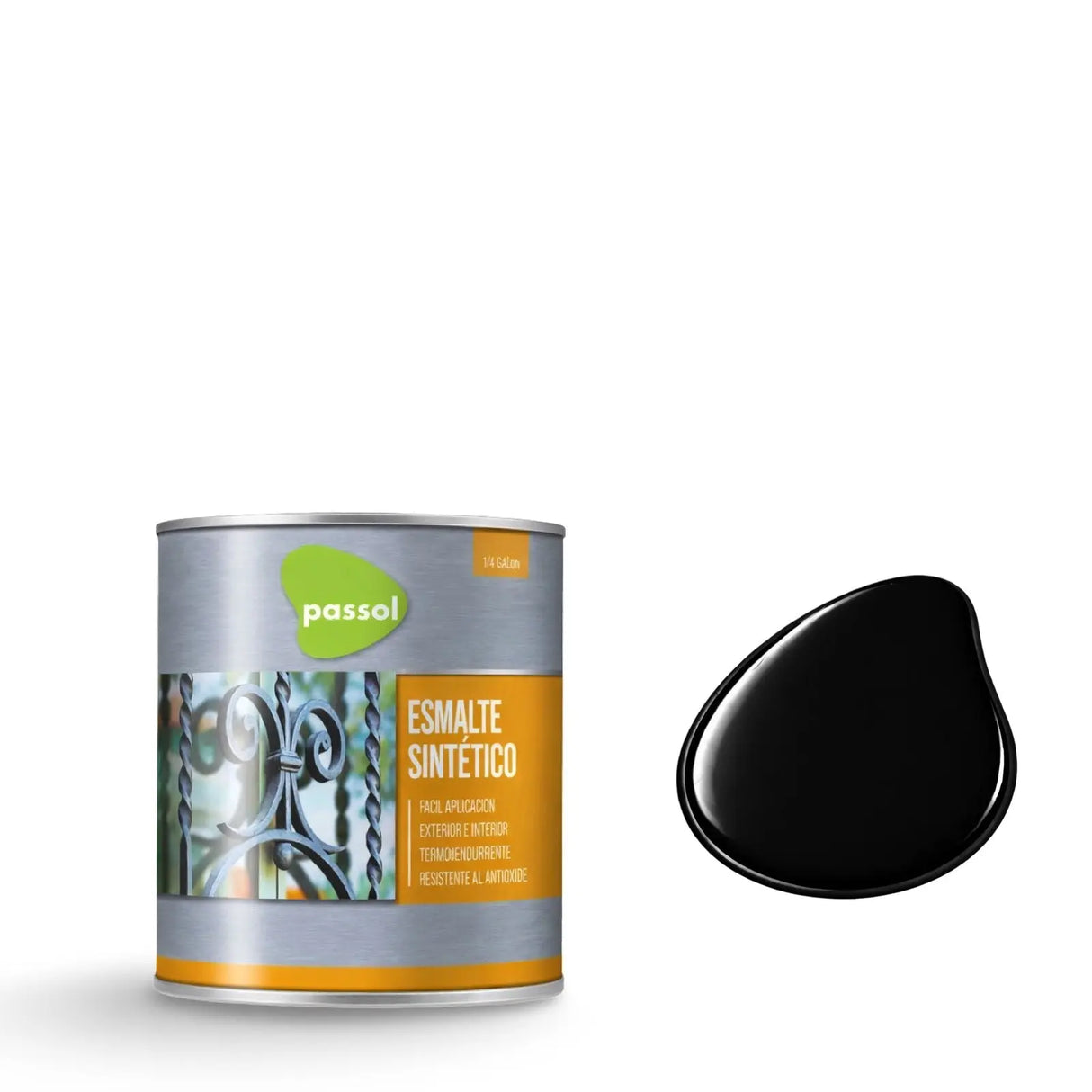 Esmalte Sintético 1/4 Galón Passol PASSOL