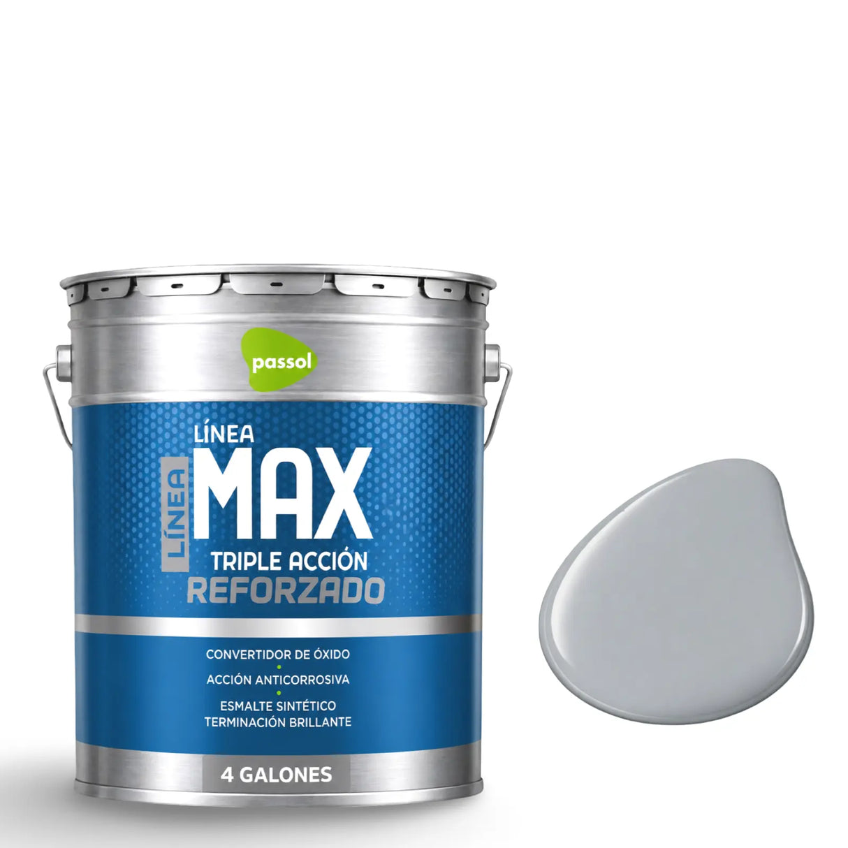 Esmalte Anticorrosivo Triple Acción Reforzado Max Passol
