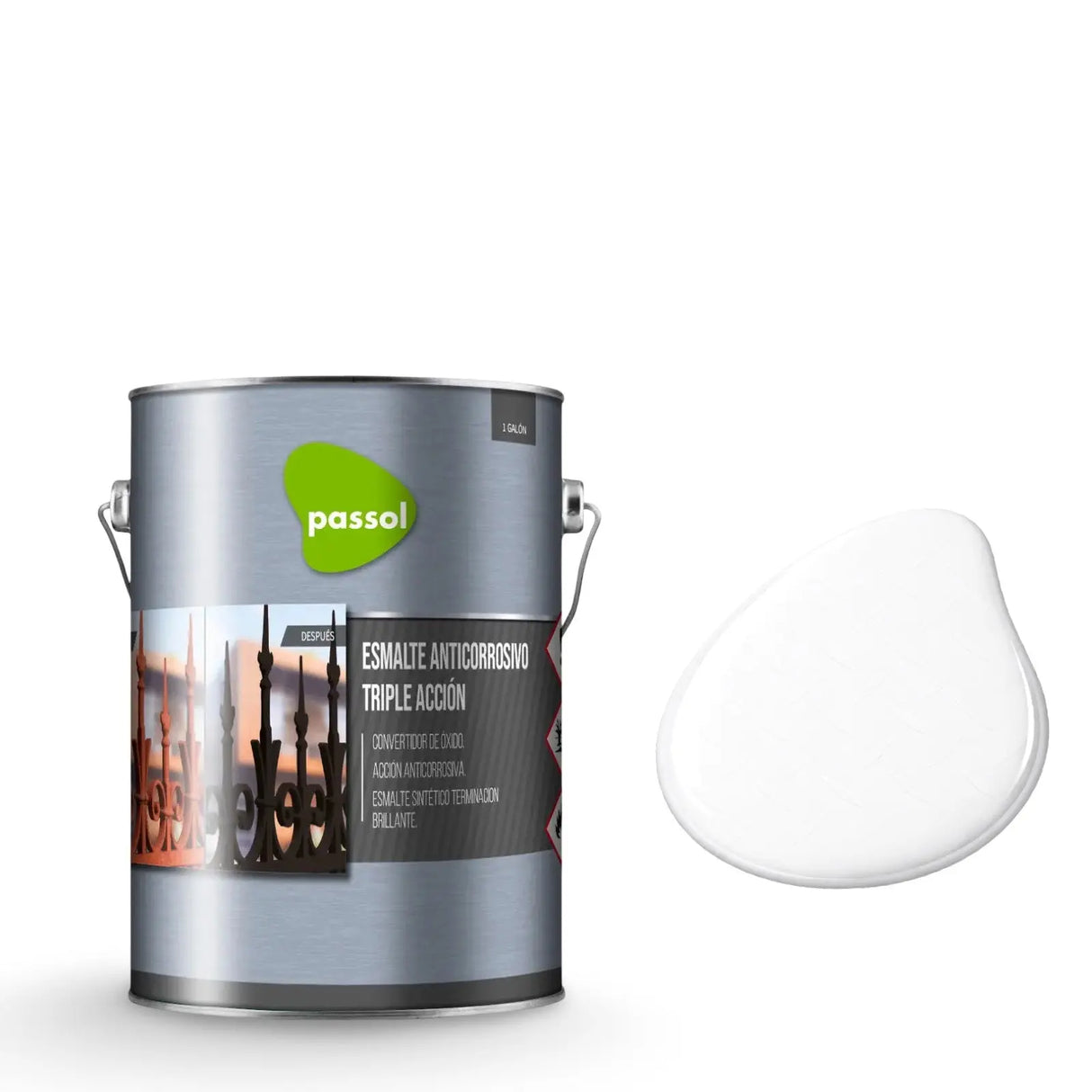 Esmalte Anticorrosivo Triple Acción Metal Passol Passol