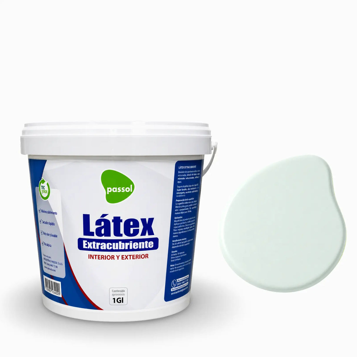 Látex Extracubriente Premium Colores Passol Passol