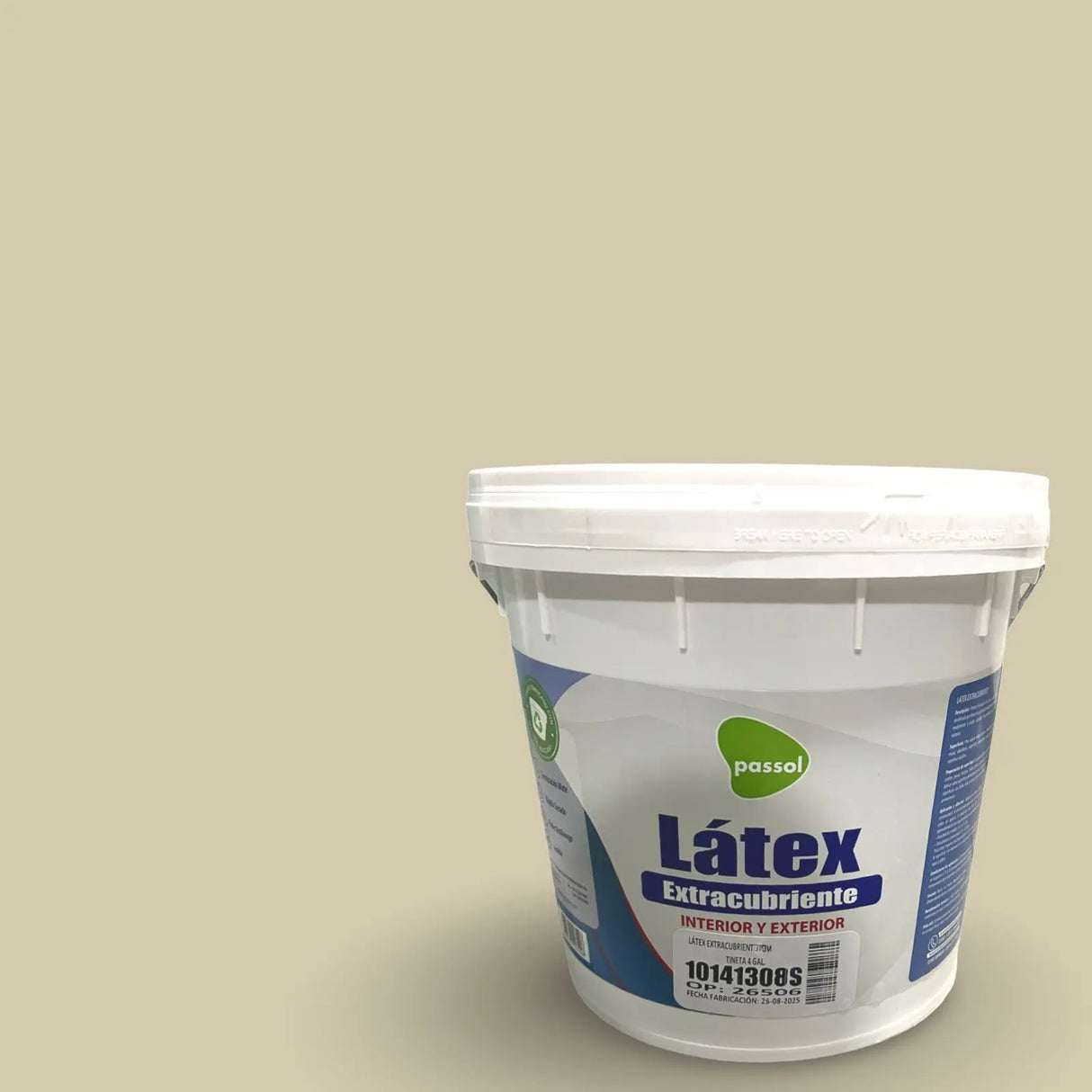 Látex Extracubriente Premium Colores Tineta 4gl Passol