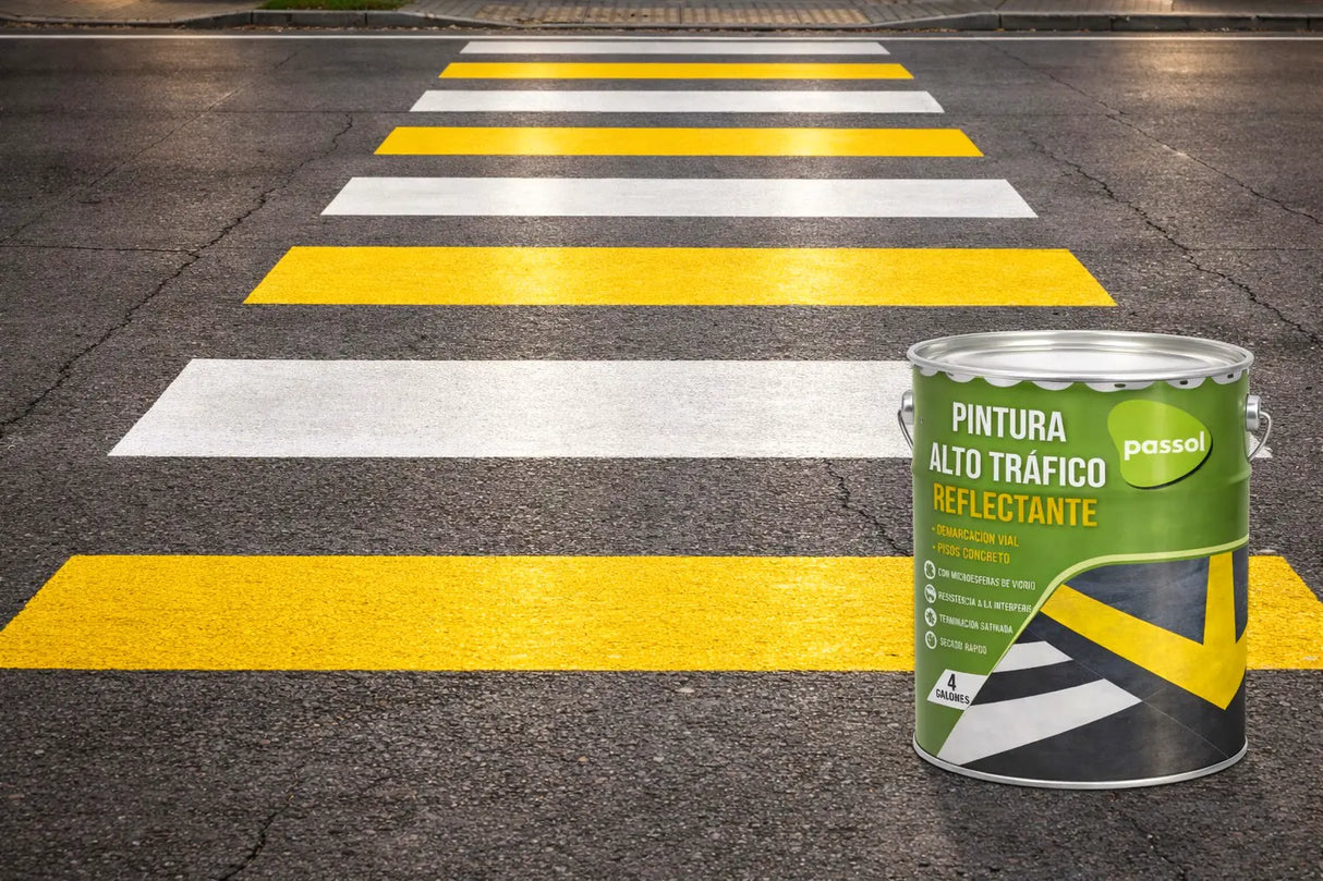 Pintura Alto Trafico Reflectante Passol Passol