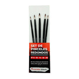 Set de Pinceles Condor Black 5und Profesional PASSOL