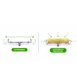 Marco de Aluminio Extensible 30-45 cm PASSOL